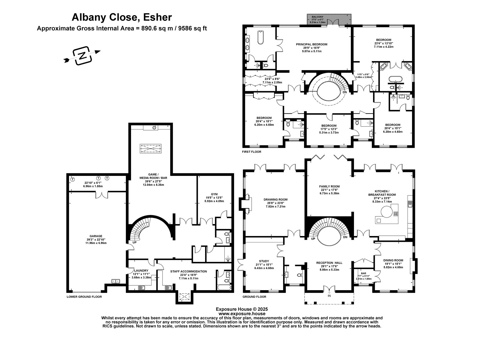1, Albany Close, Surrey floorplan