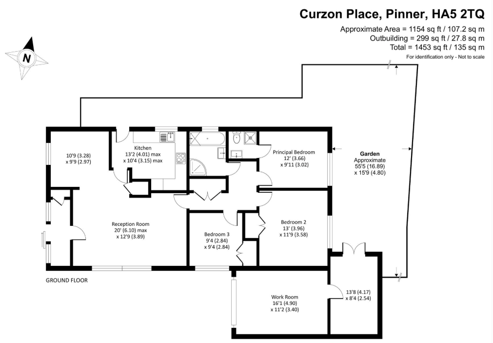 28, Curzon Place, Pinner floorplan
