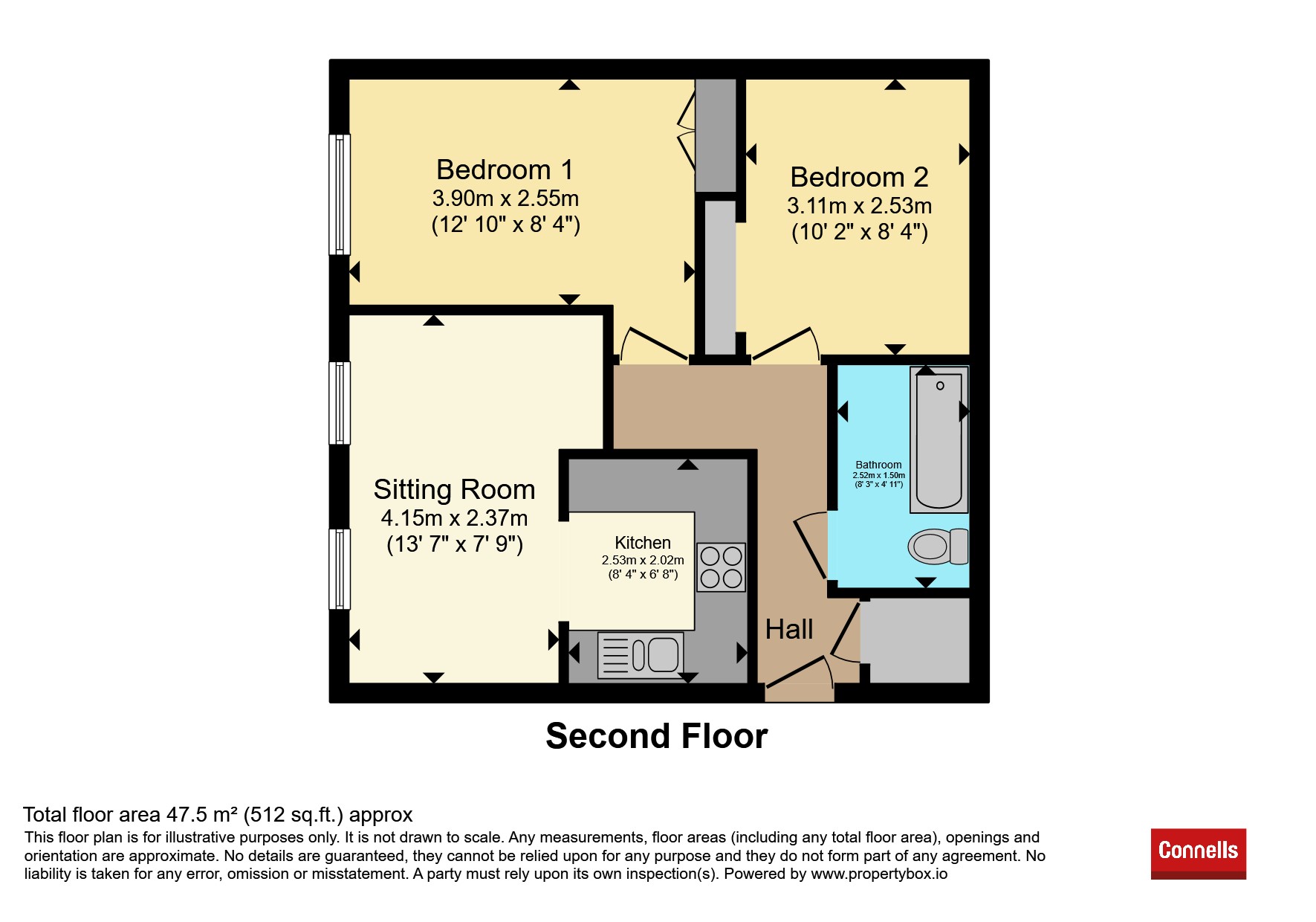 16, Barcheston Mews, WARWICK floorplan