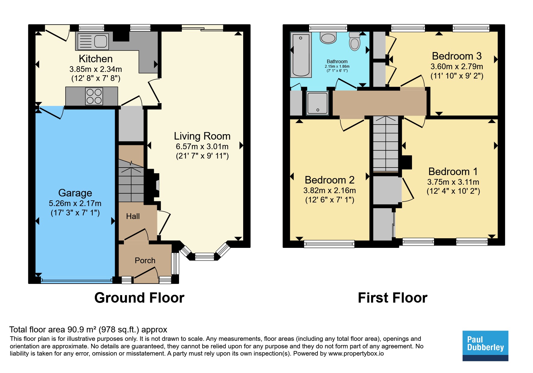 21, Gorey Close, Willenhall floorplan