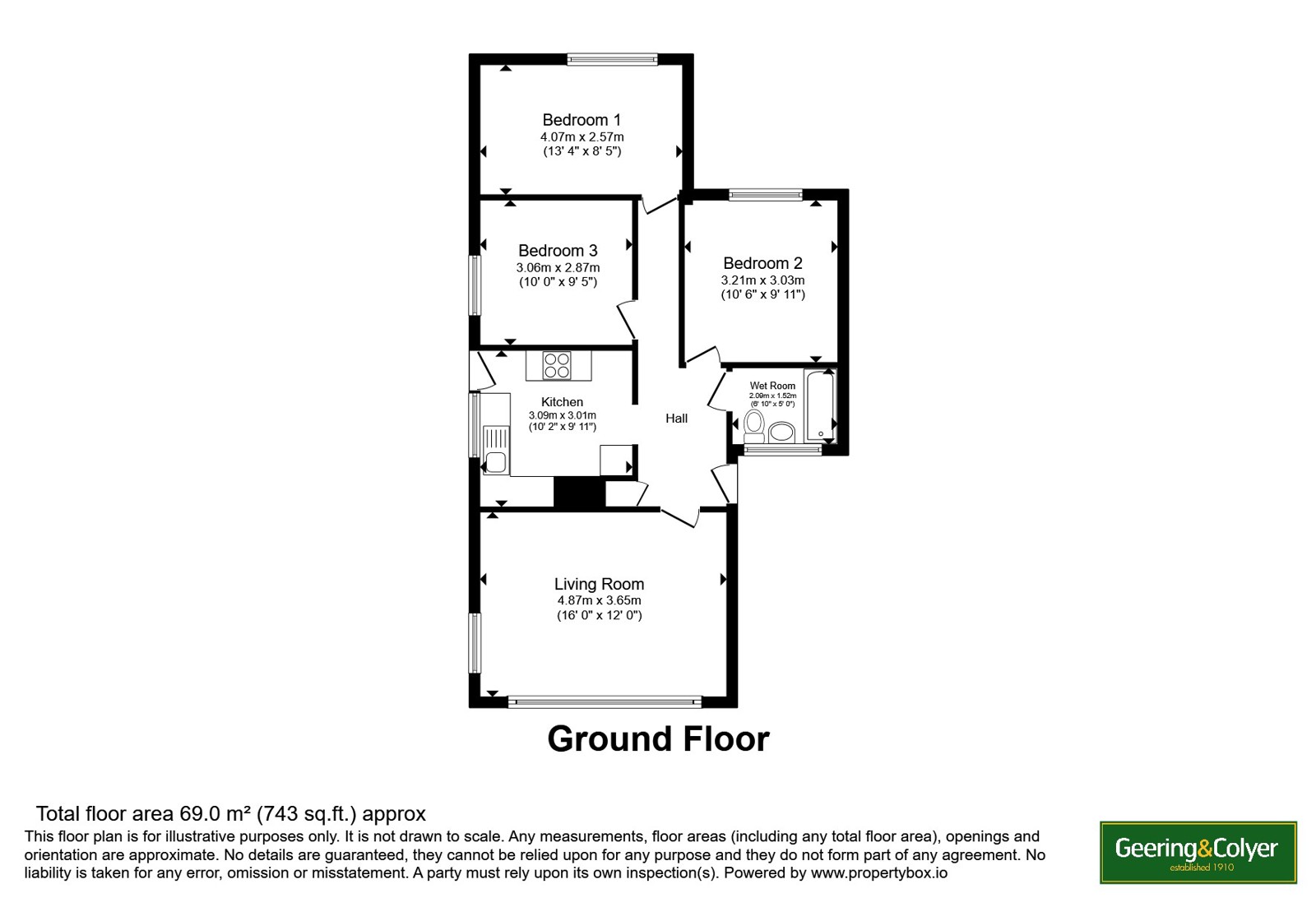 6, Woodside Close, Dover floorplan