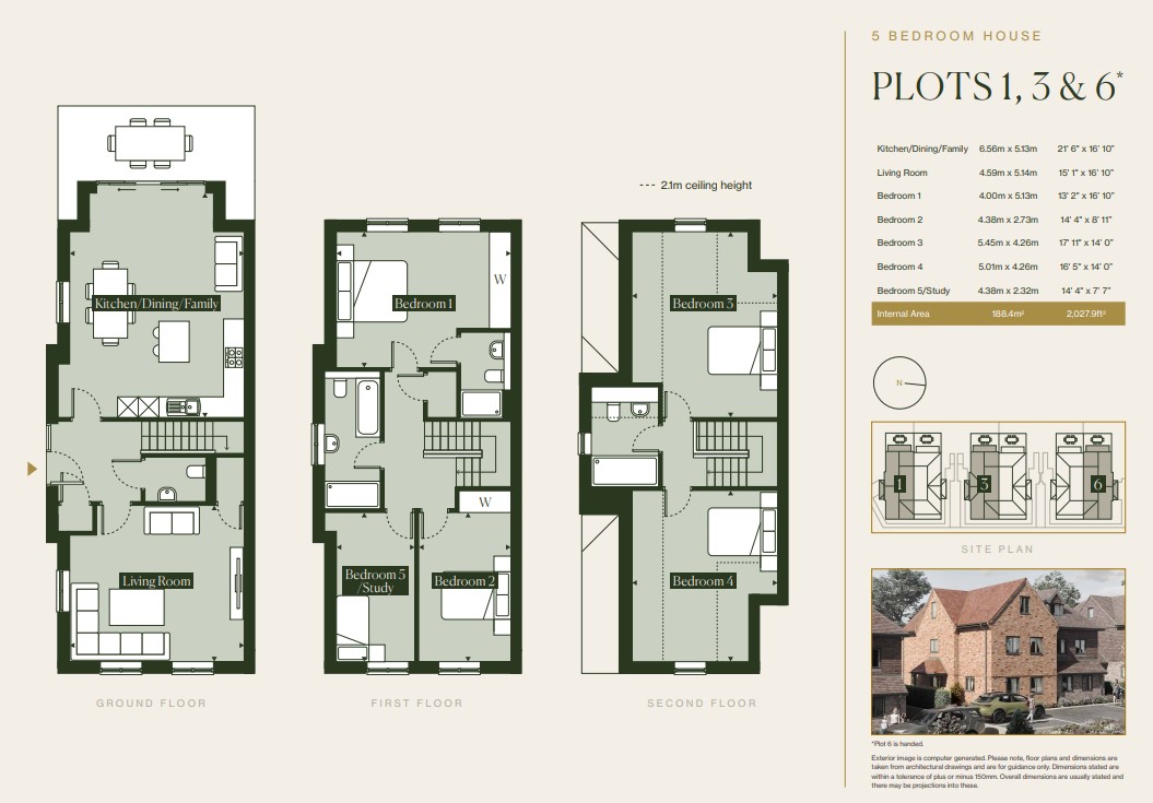 Plot 3,, The Senary, Edenbridge floorplan