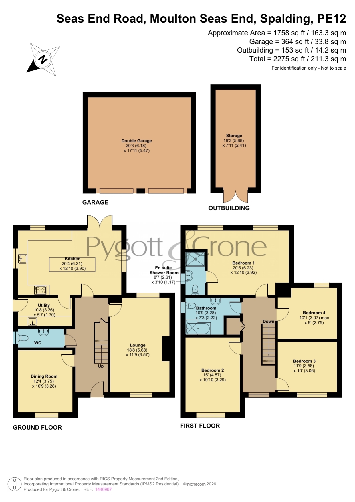 77, Seas End Road, Spalding floorplan