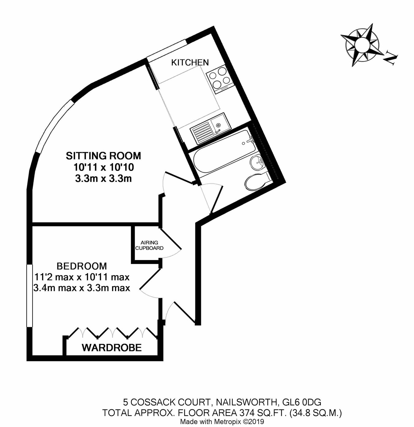 1 Bedrooms Flat for sale in Cossack Square, Nailsworth, Stroud GL6