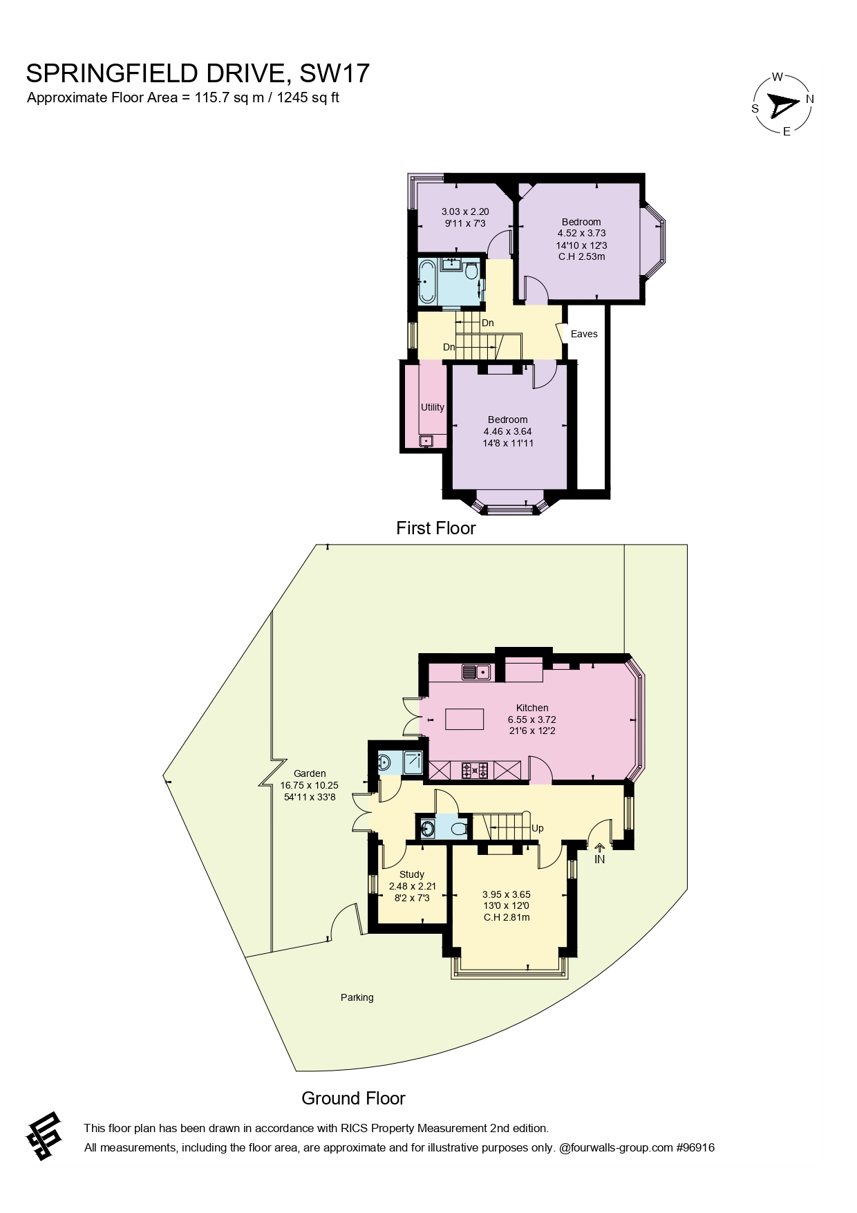 1, Springfield Drive, London floorplan