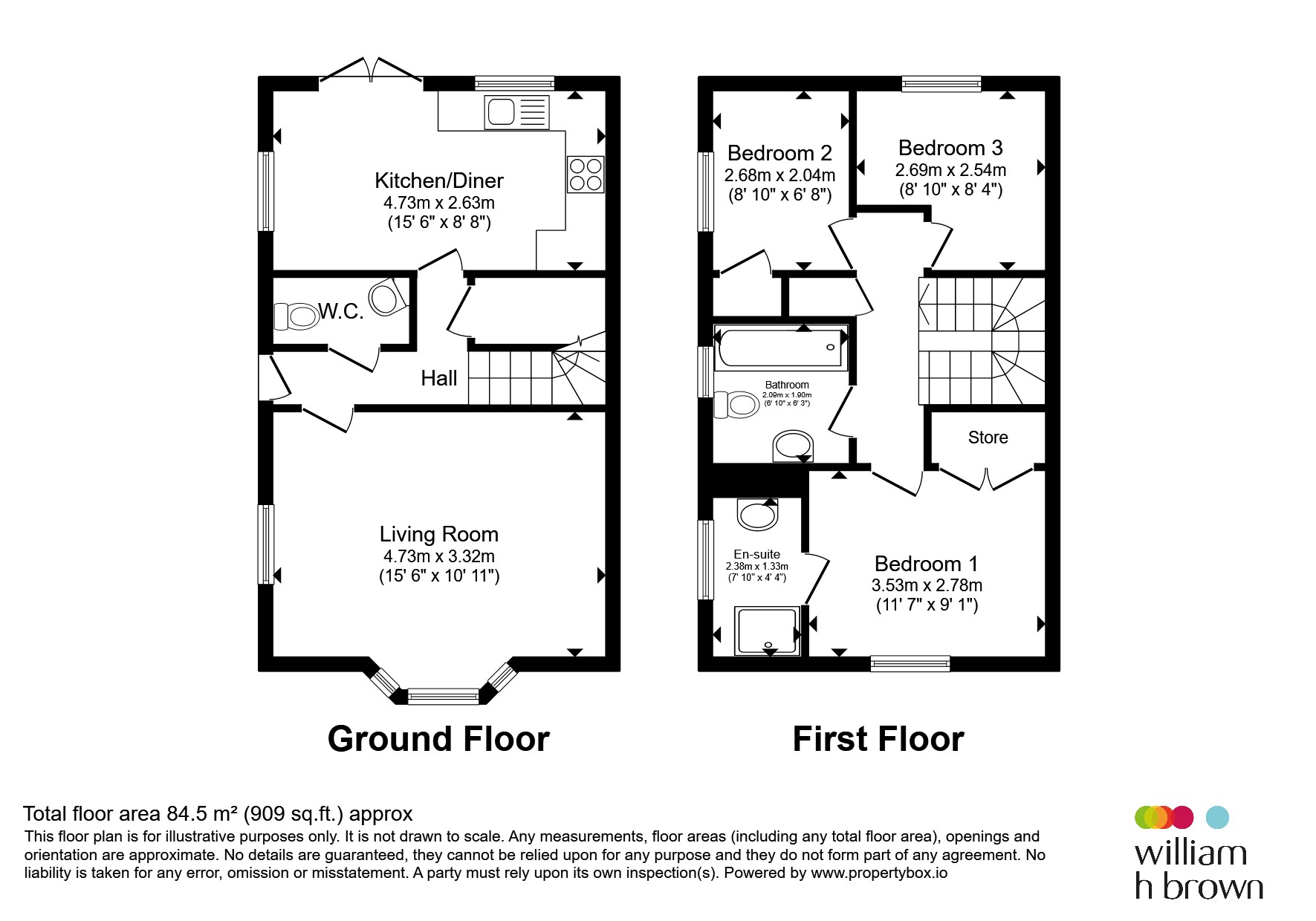 9, Siskin Street, Stowmarket floorplan