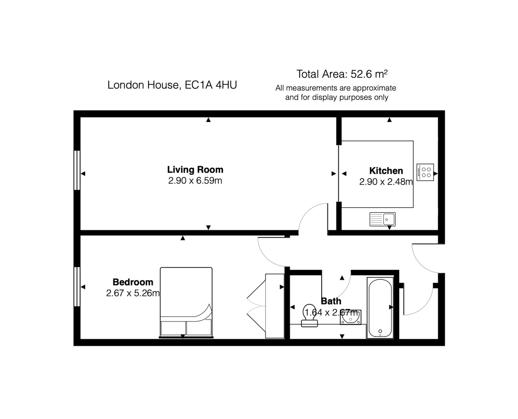 Flat 36, London House, London floorplan