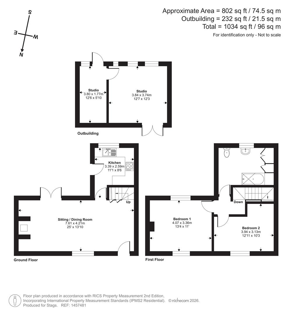 Hilltop, Axminster floorplan