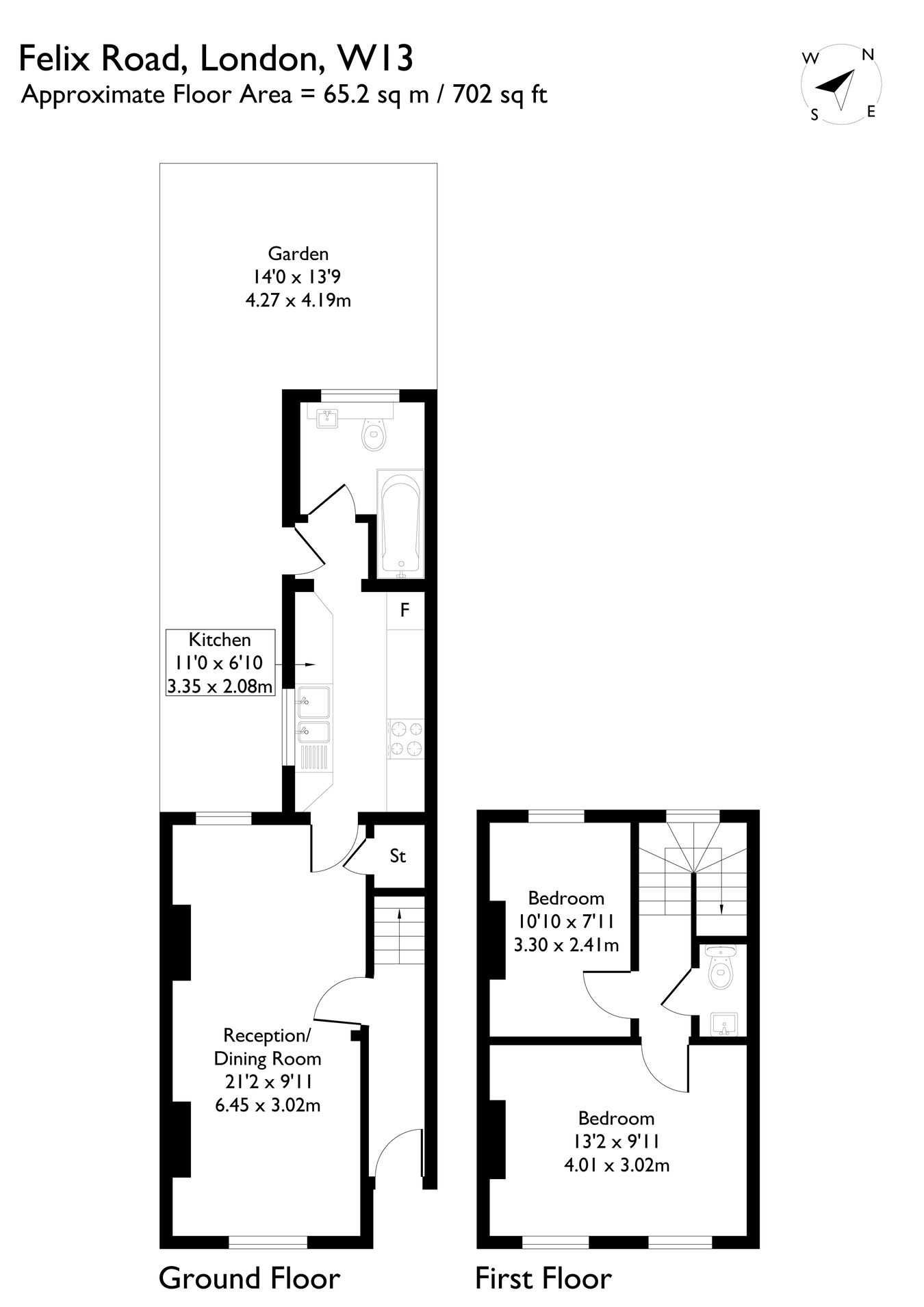 60, Felix Road, Ealing floorplan
