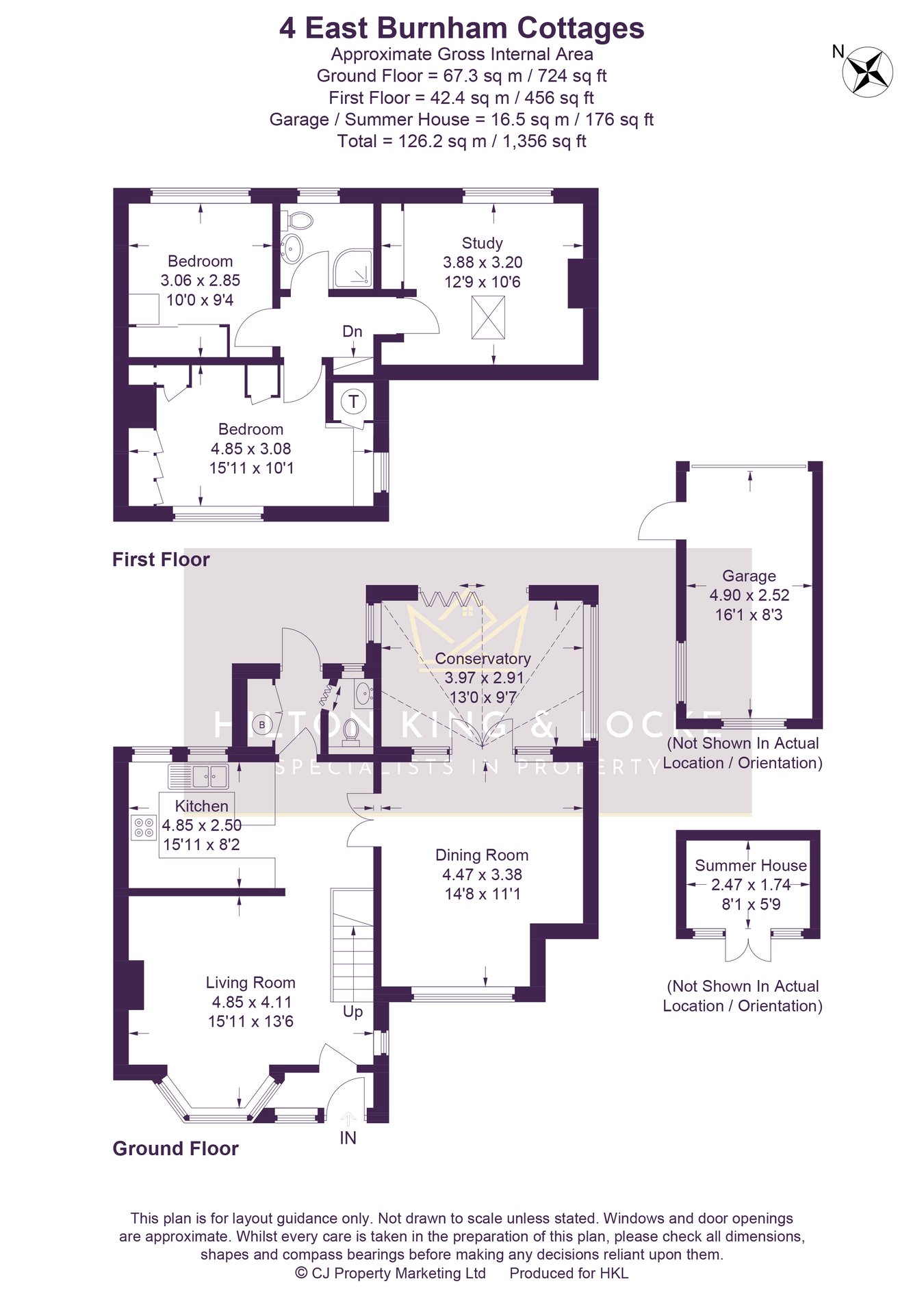 4 East Burnham Cottages, East Burnham Lane, Farnham Royal floorplan