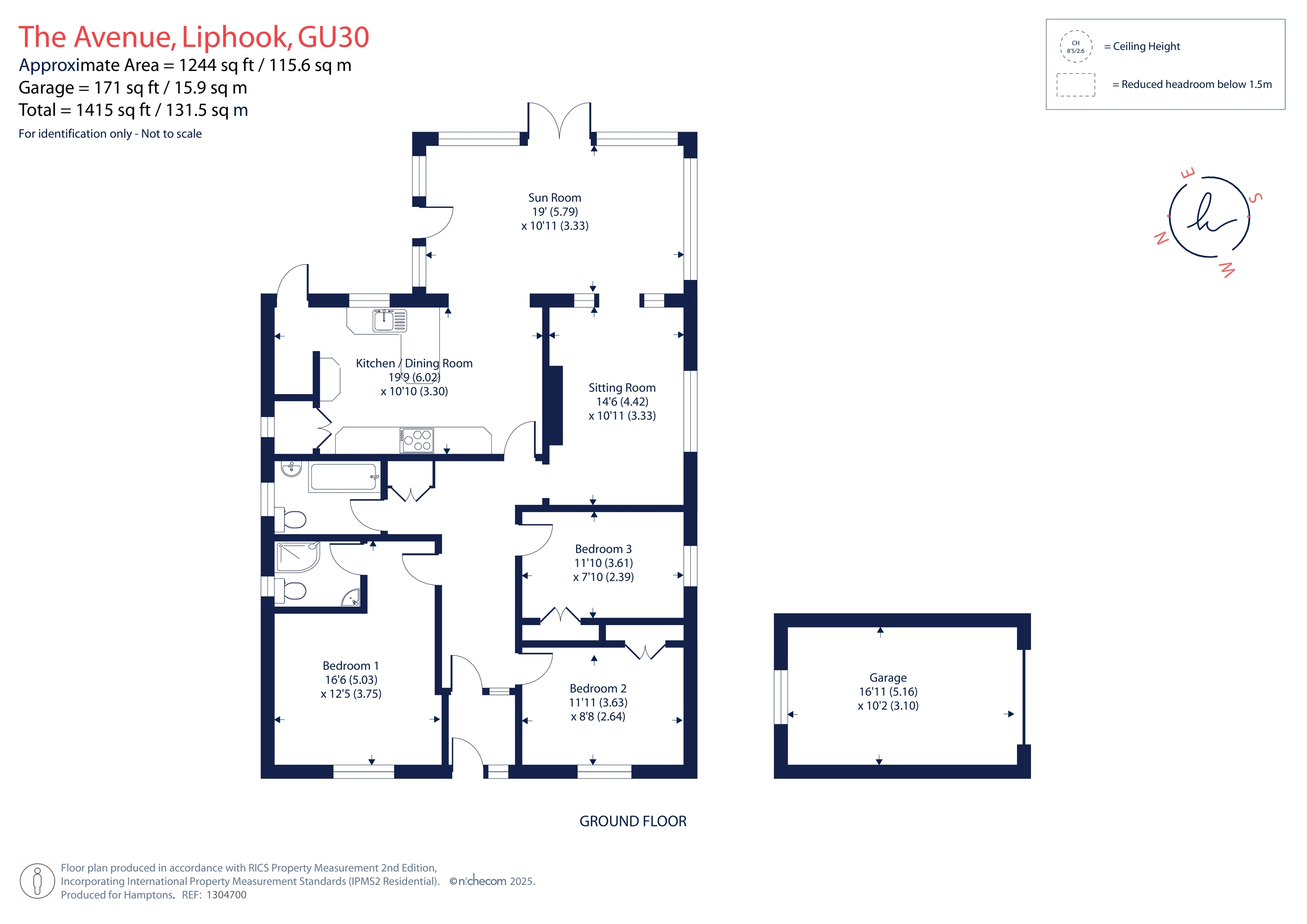 23, The Avenue, Liphook floorplan