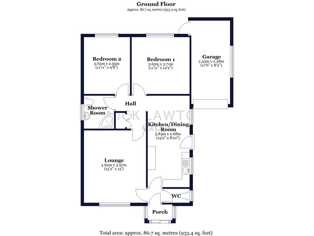 7, Hereford Road, Nottingham floorplan
