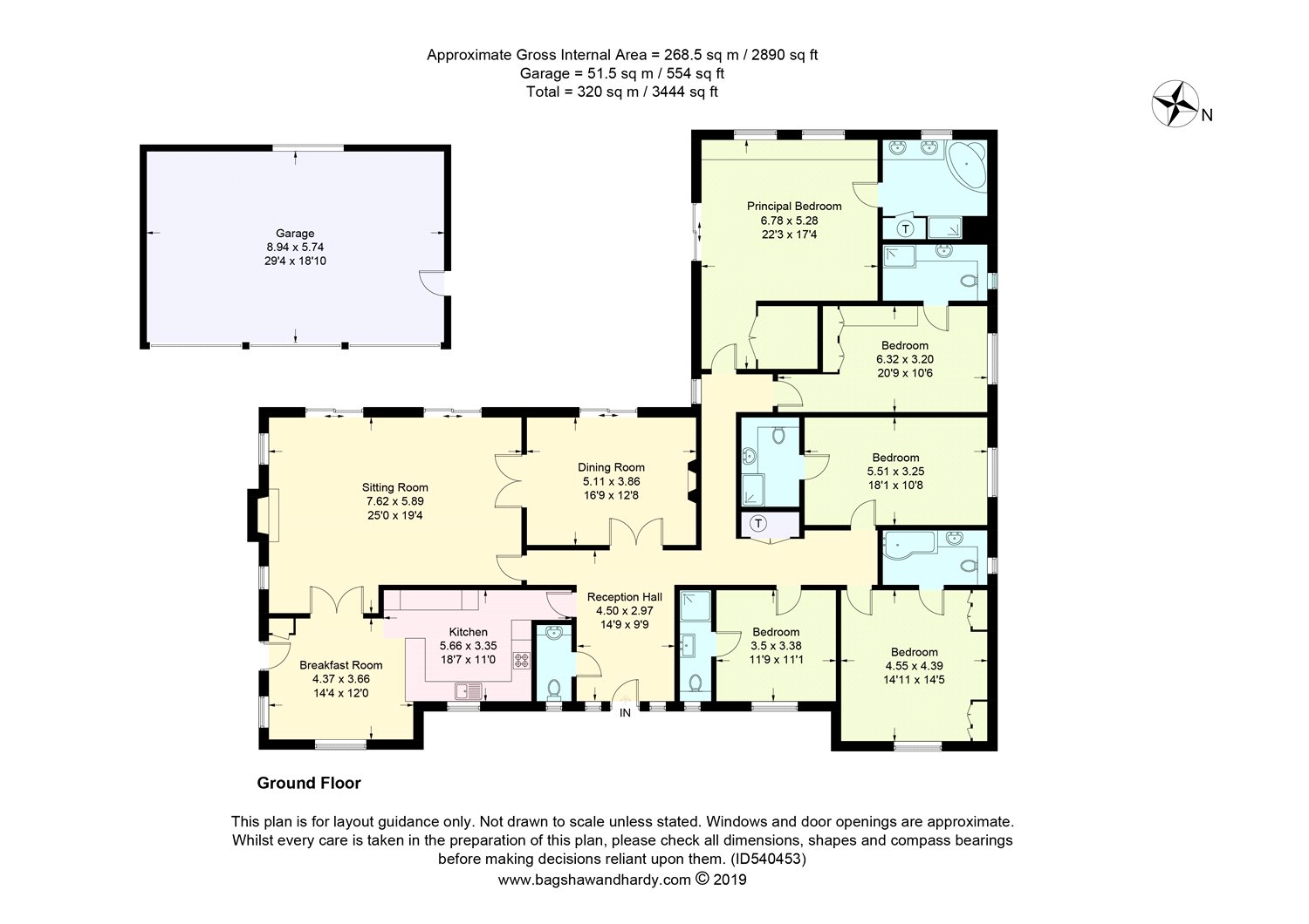 5 Bedrooms Detached bungalow for sale in Etherington Hill, Speldhurst, Tunbridge Wells, Kent TN3