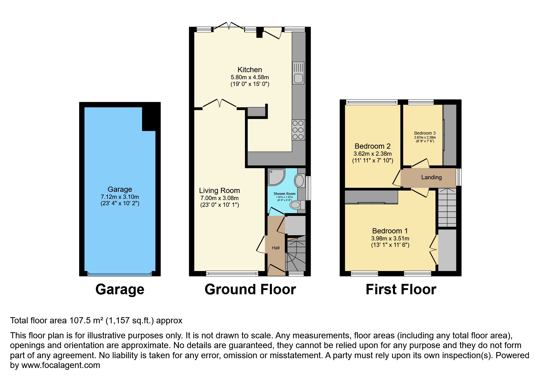 52, Crispin Drive, Sheffield floorplan