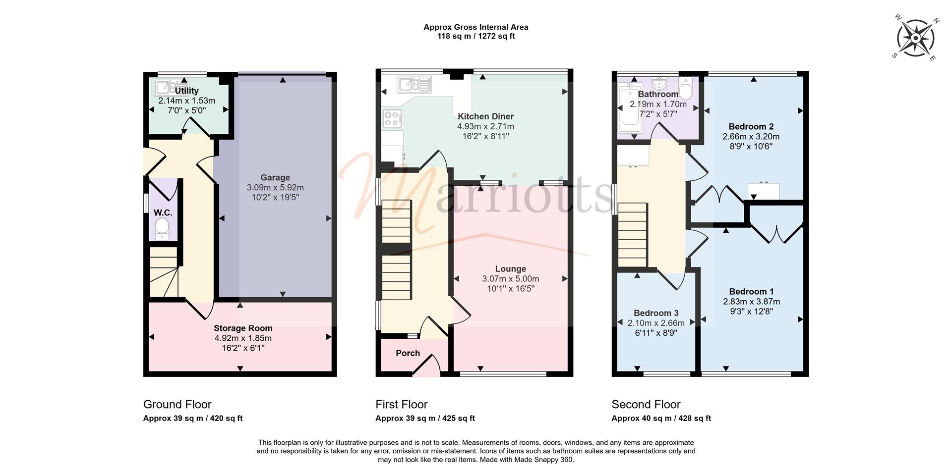 41, Rolleston Drive, Nottingham floorplan