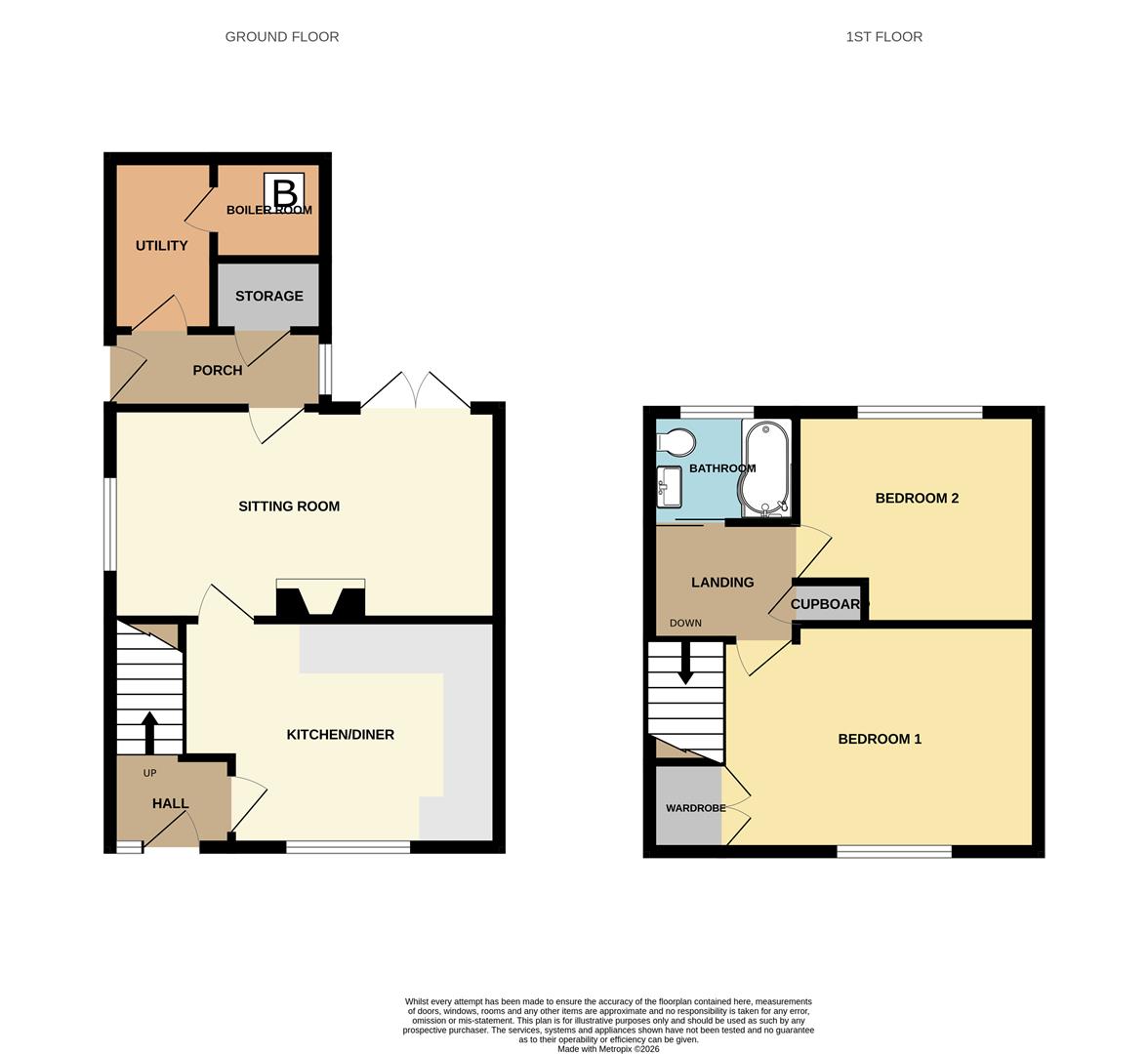 5, St. Andrews Close, Calstock floorplan