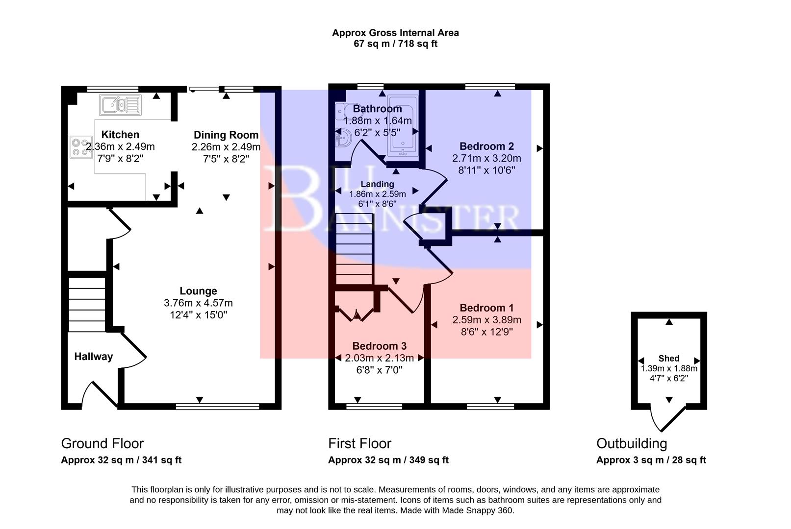 Knights Way, Redruth floorplan