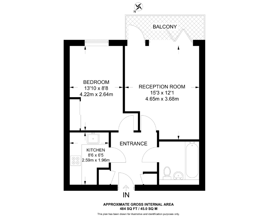 Flat 16, Regents Court,, Victoria Way, Surrey floorplan