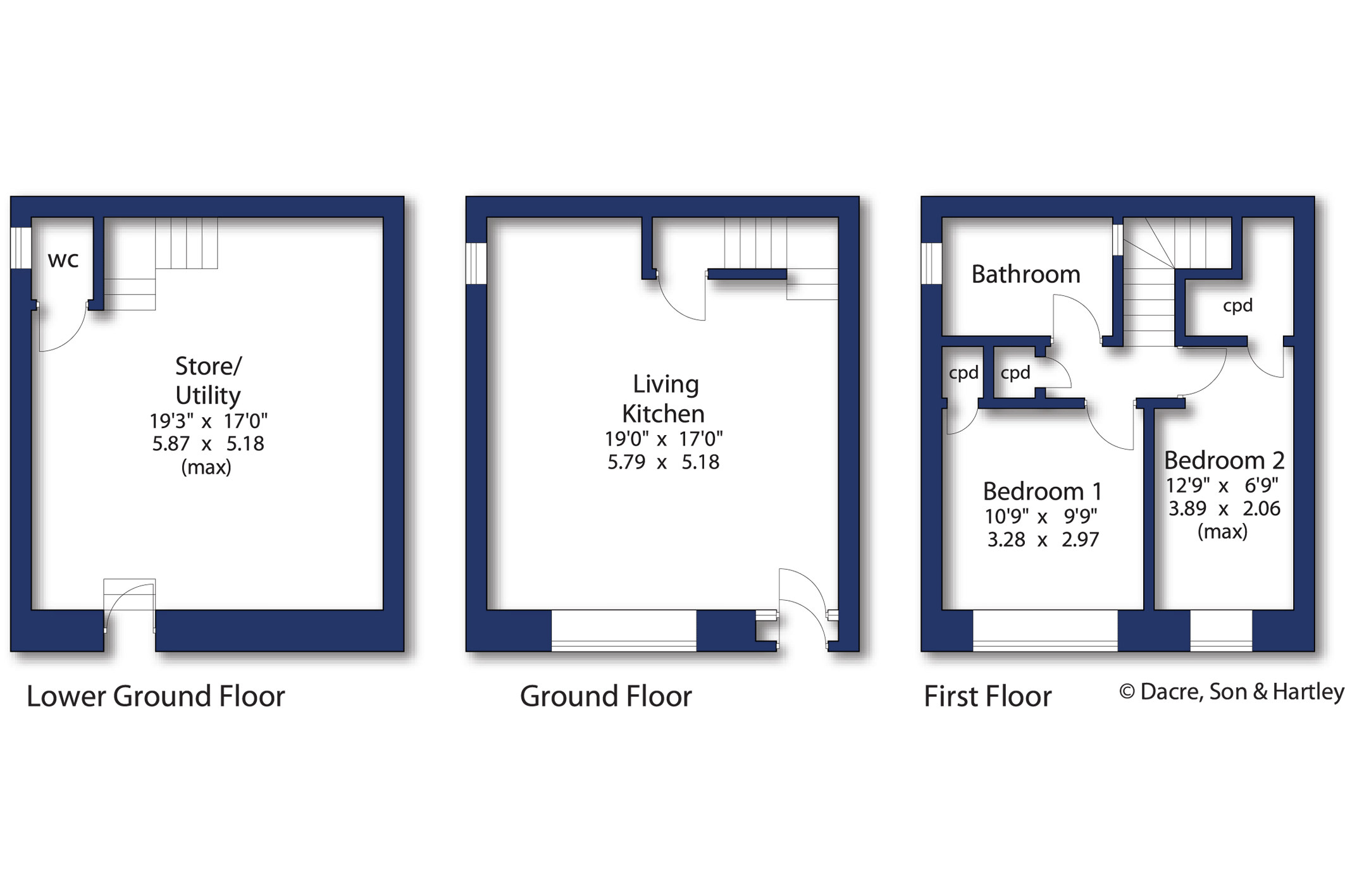 Hadfield House, 5, Victoria Street, Settle floorplan