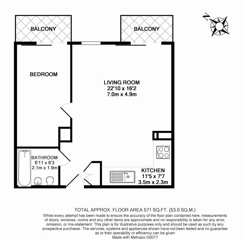 1 Bedrooms Flat to rent in Laker House, Royal Wharf E16