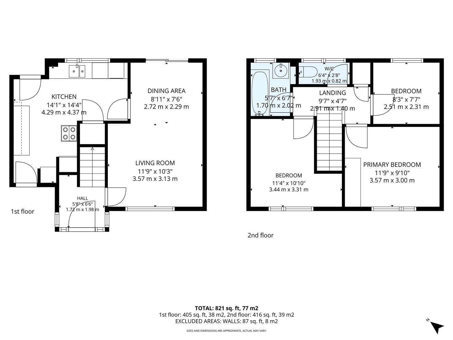 9, Overfields, Knutsford floorplan