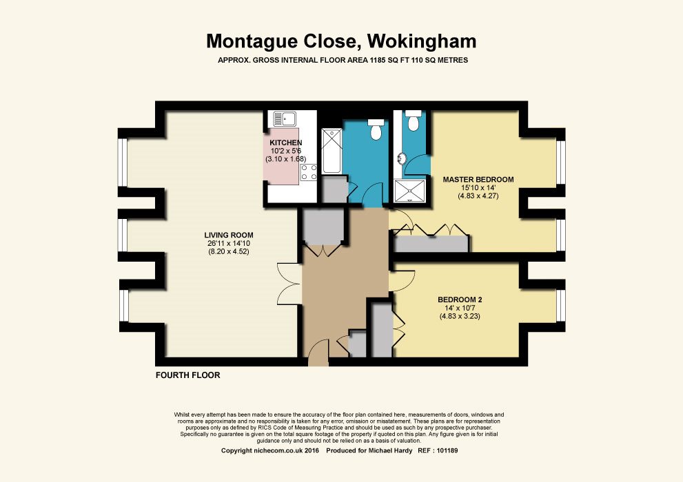 2 Bedrooms Flat to rent in Montague Close, Wokingham RG40