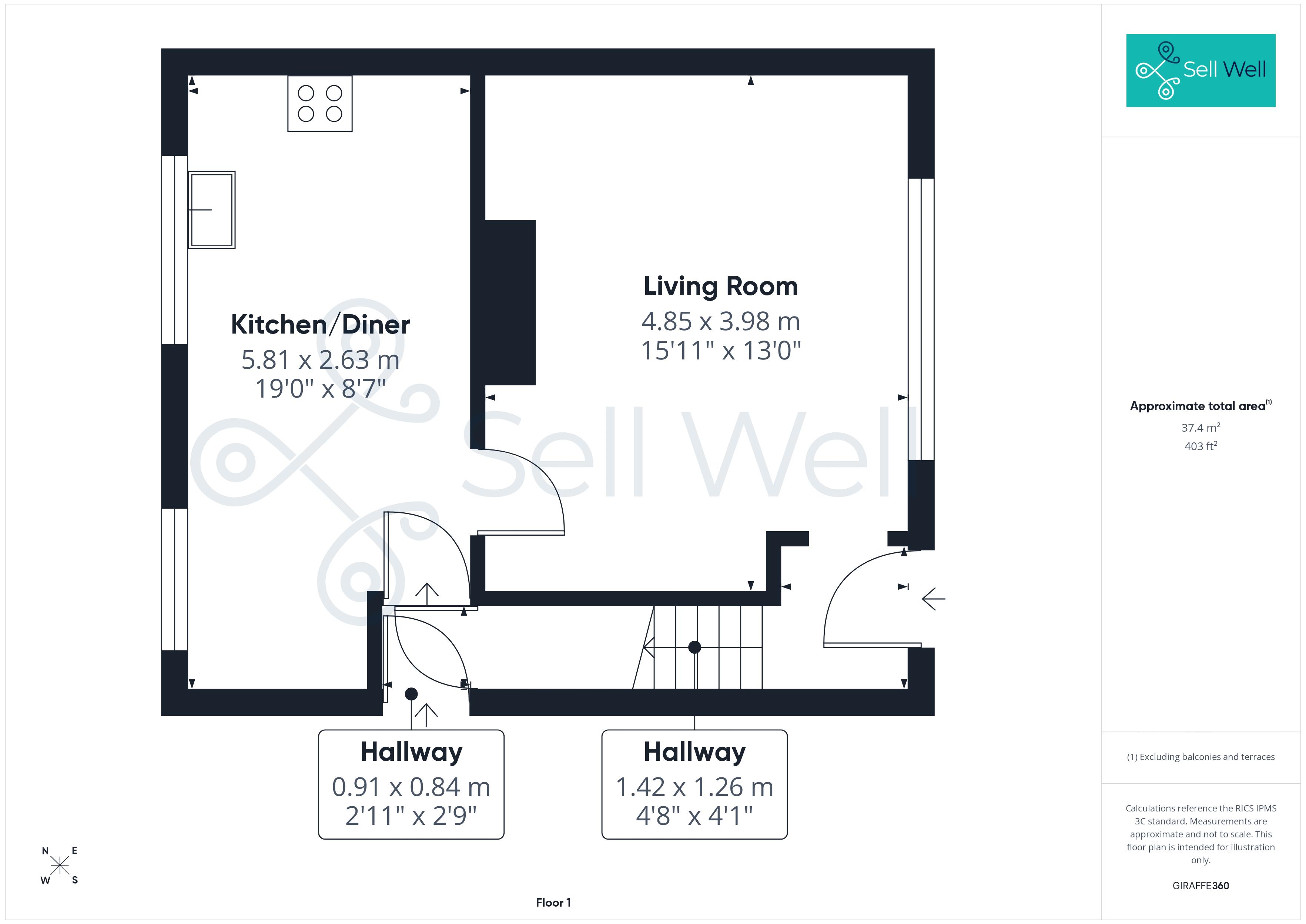 9, Malcolm Drive, Manchester floorplan