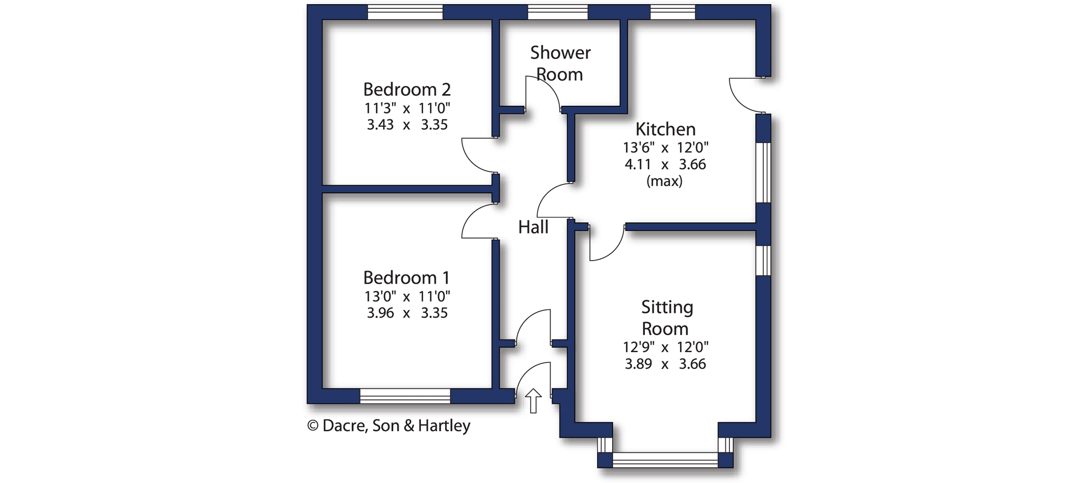 9, Barley Cote Road, Keighley floorplan