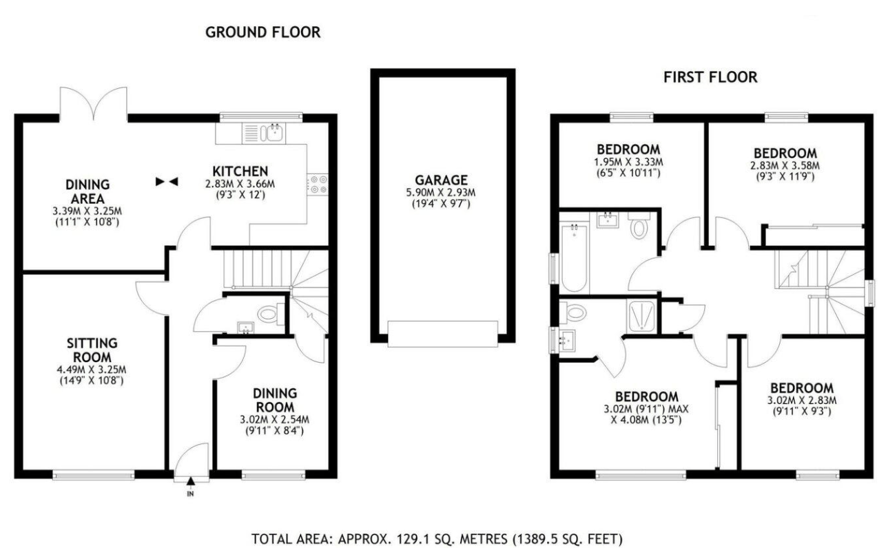 34, Stalls Road, Andover floorplan
