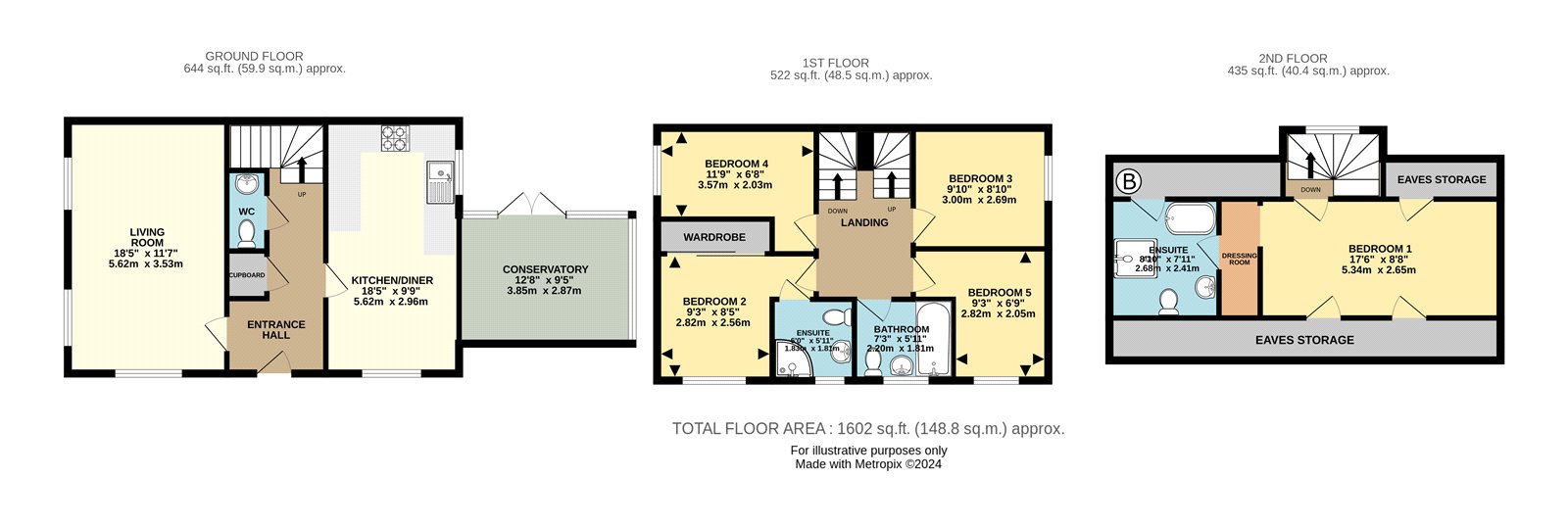 58, Sorrel Place, Bristol floorplan