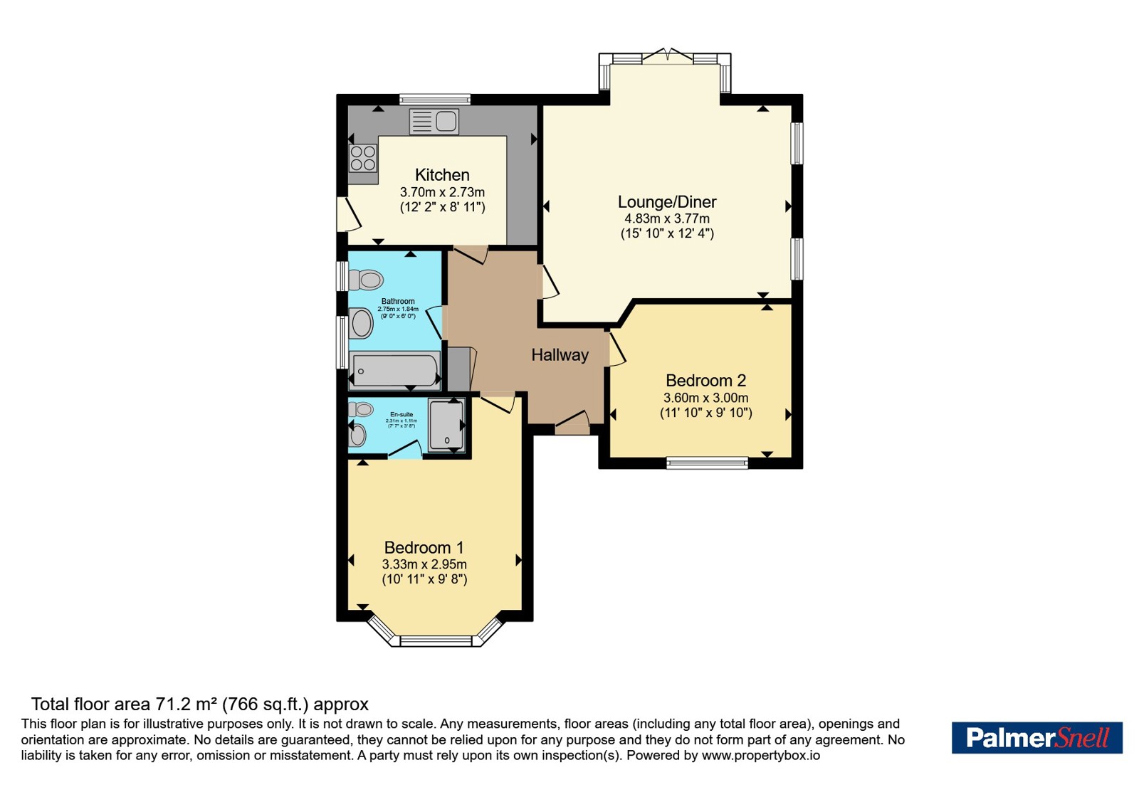 1, Old Vicarage Close, Boournemouth floorplan