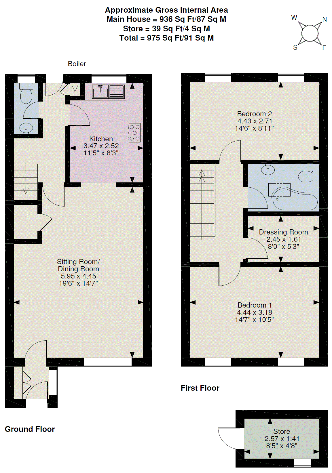 55, Cardigan Street, Oxford floorplan
