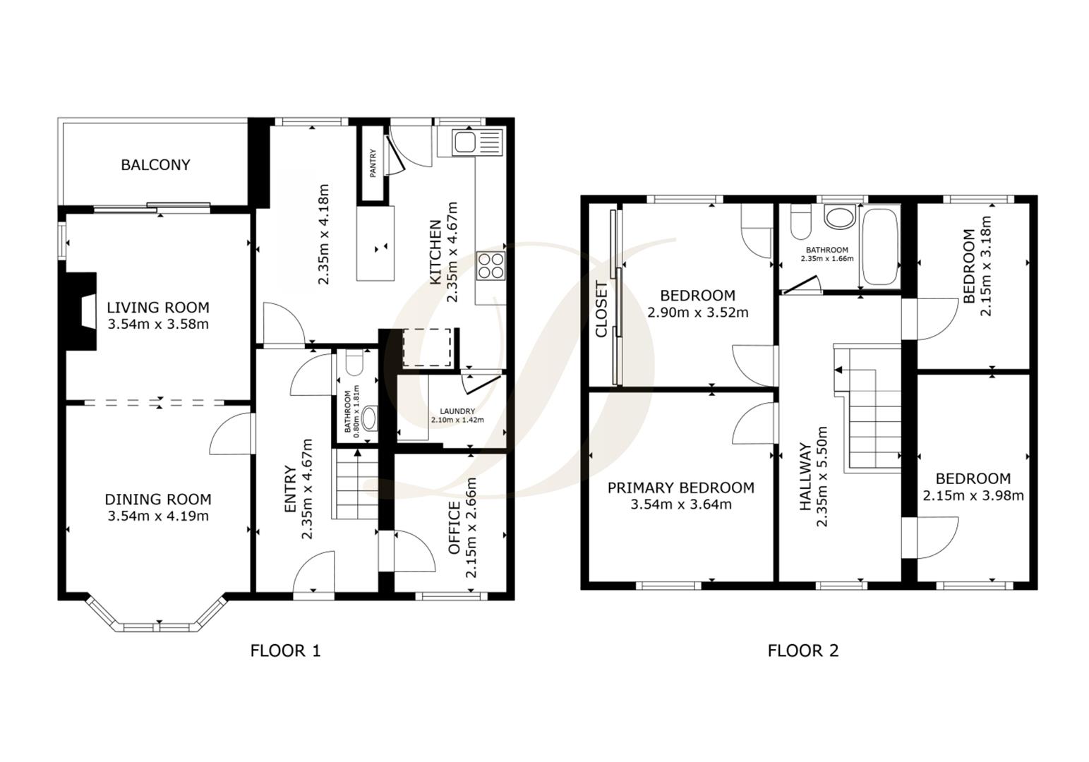 72, Newton Road, Billinge floorplan