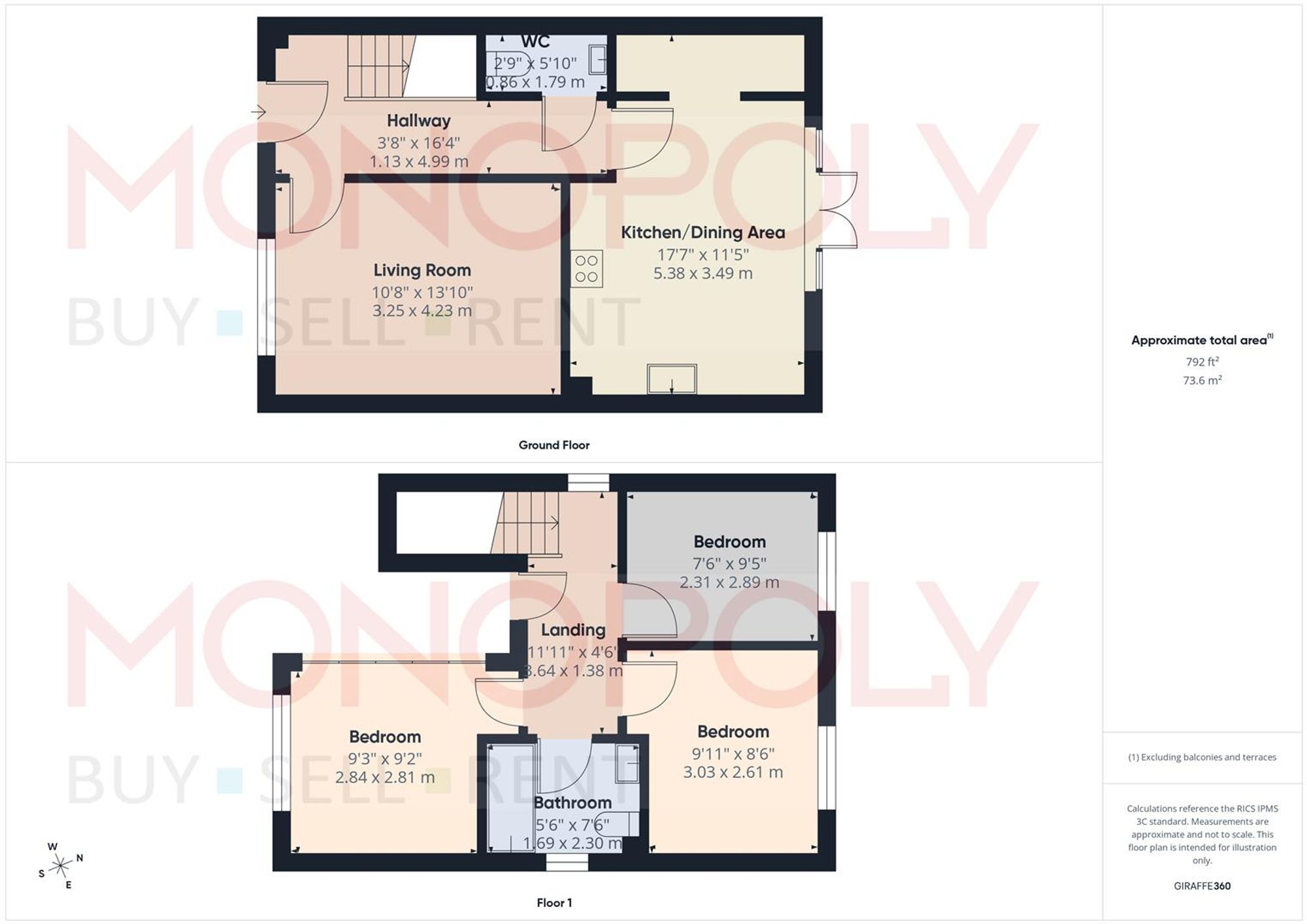 30 Moss Wood Court, Wrexham floorplan