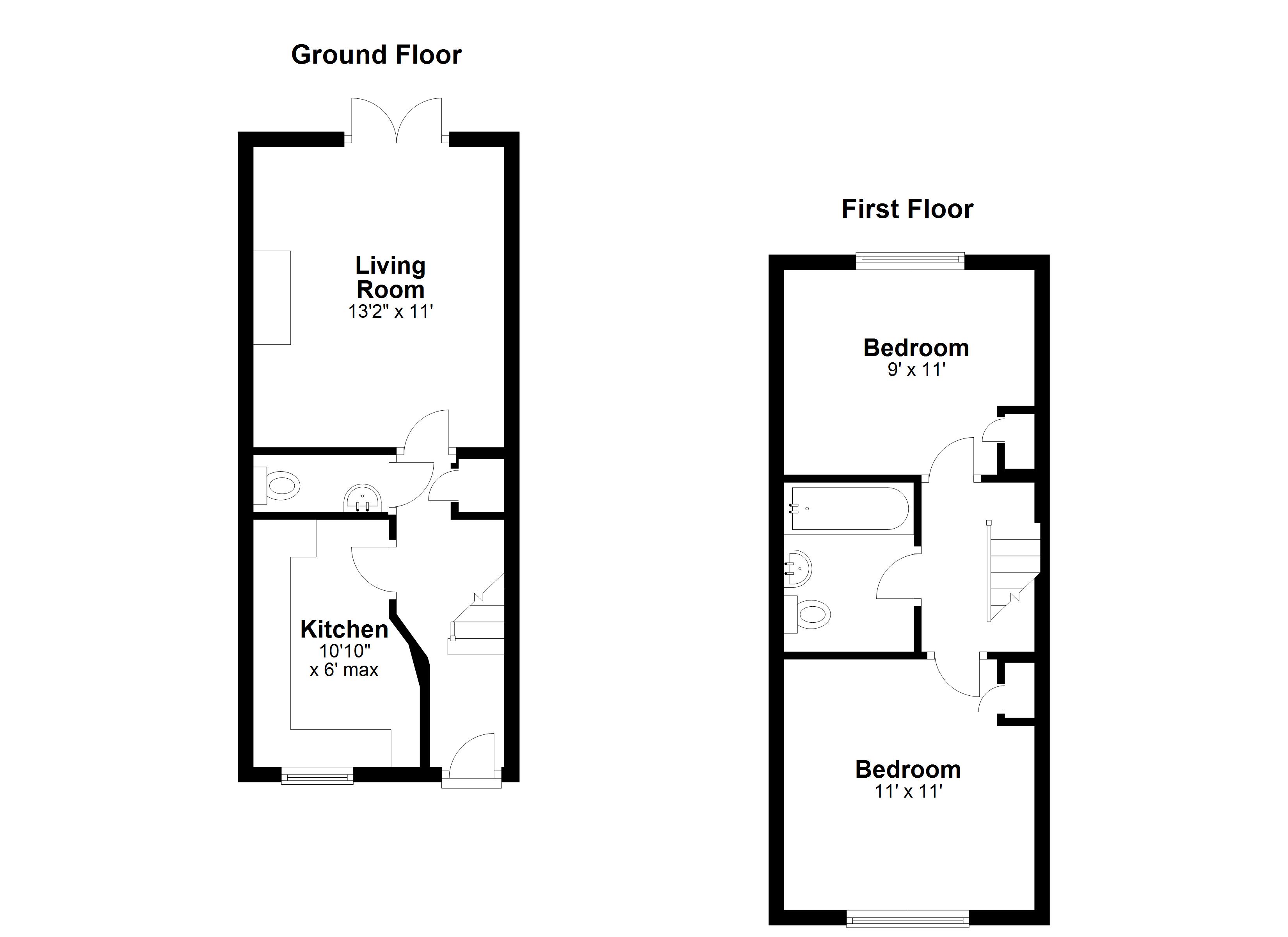 2 Bedrooms Terraced house for sale in Derwent Close, Garston Watford, Herts WD25