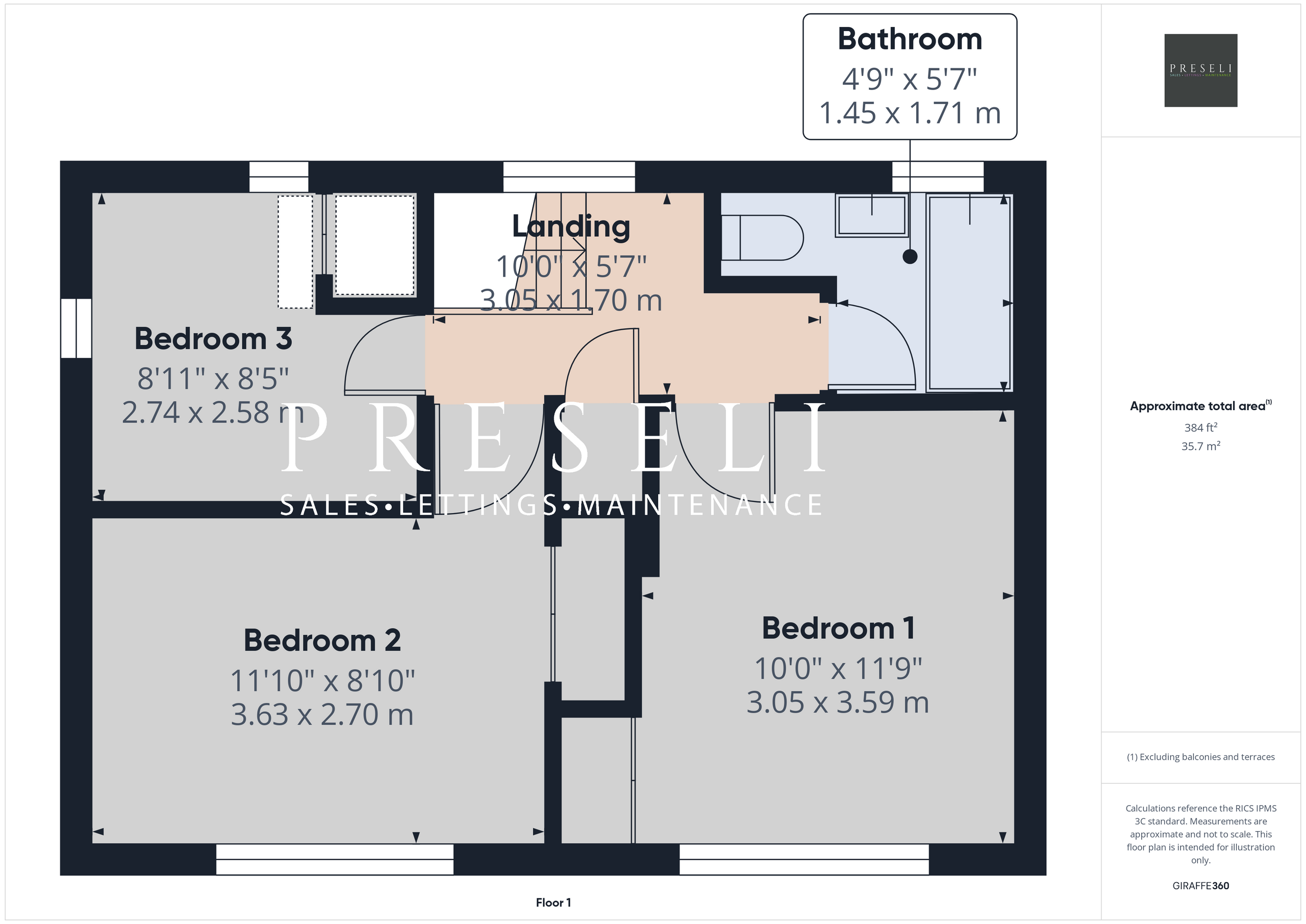 61 Furzy Park, Haverfordwest floorplan