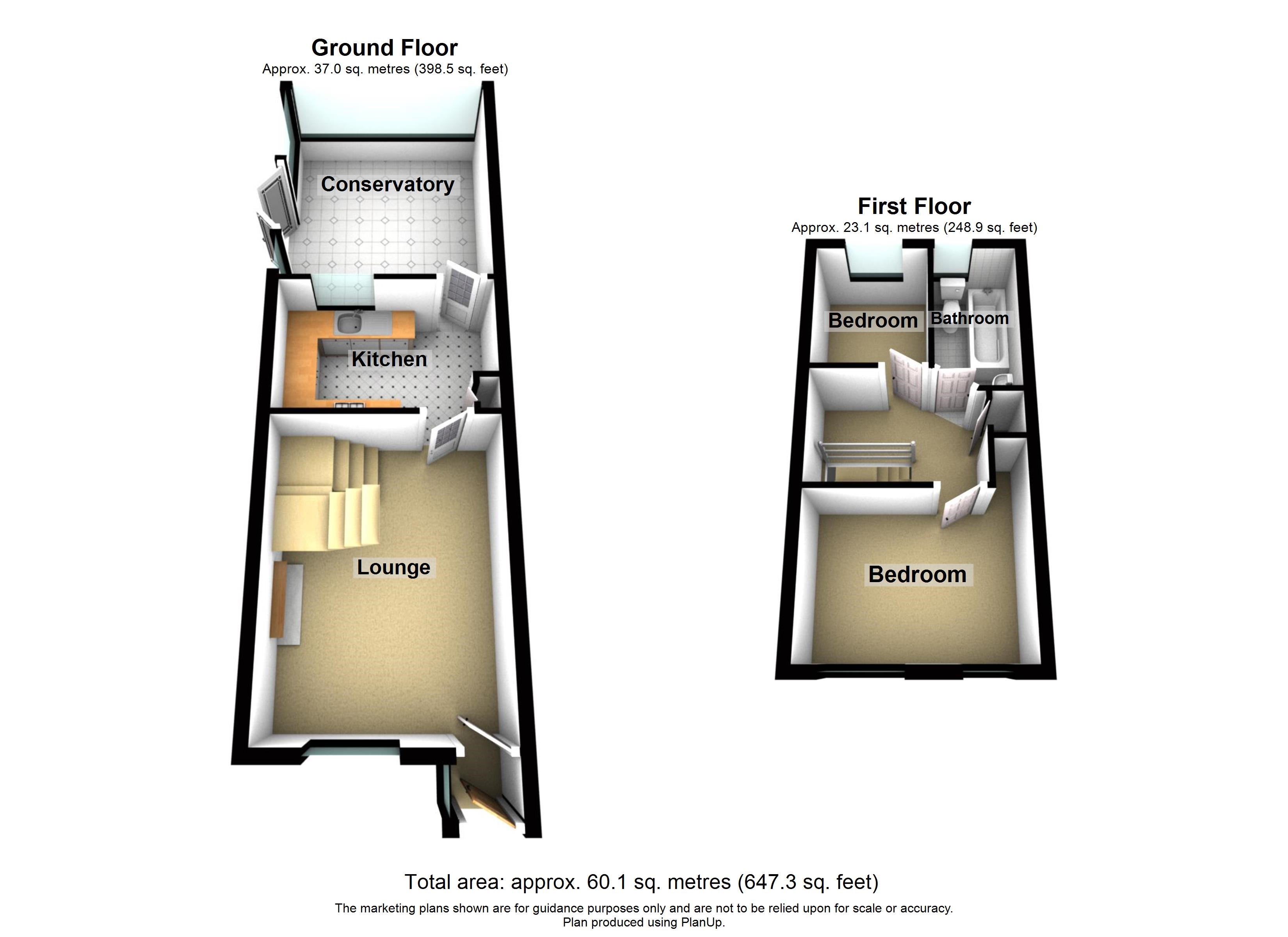Spilsby Close, Lincoln LN6, 2 bedroom end terrace house for sale