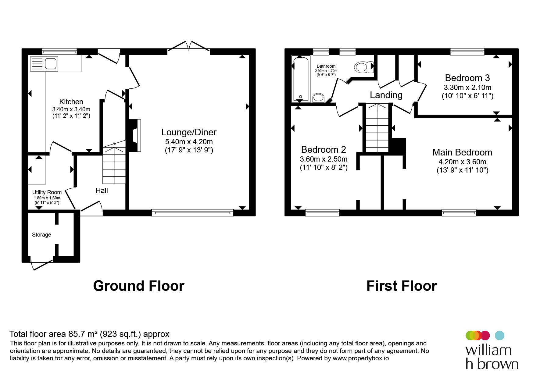 16, Liberator Road, Huntingdon floorplan