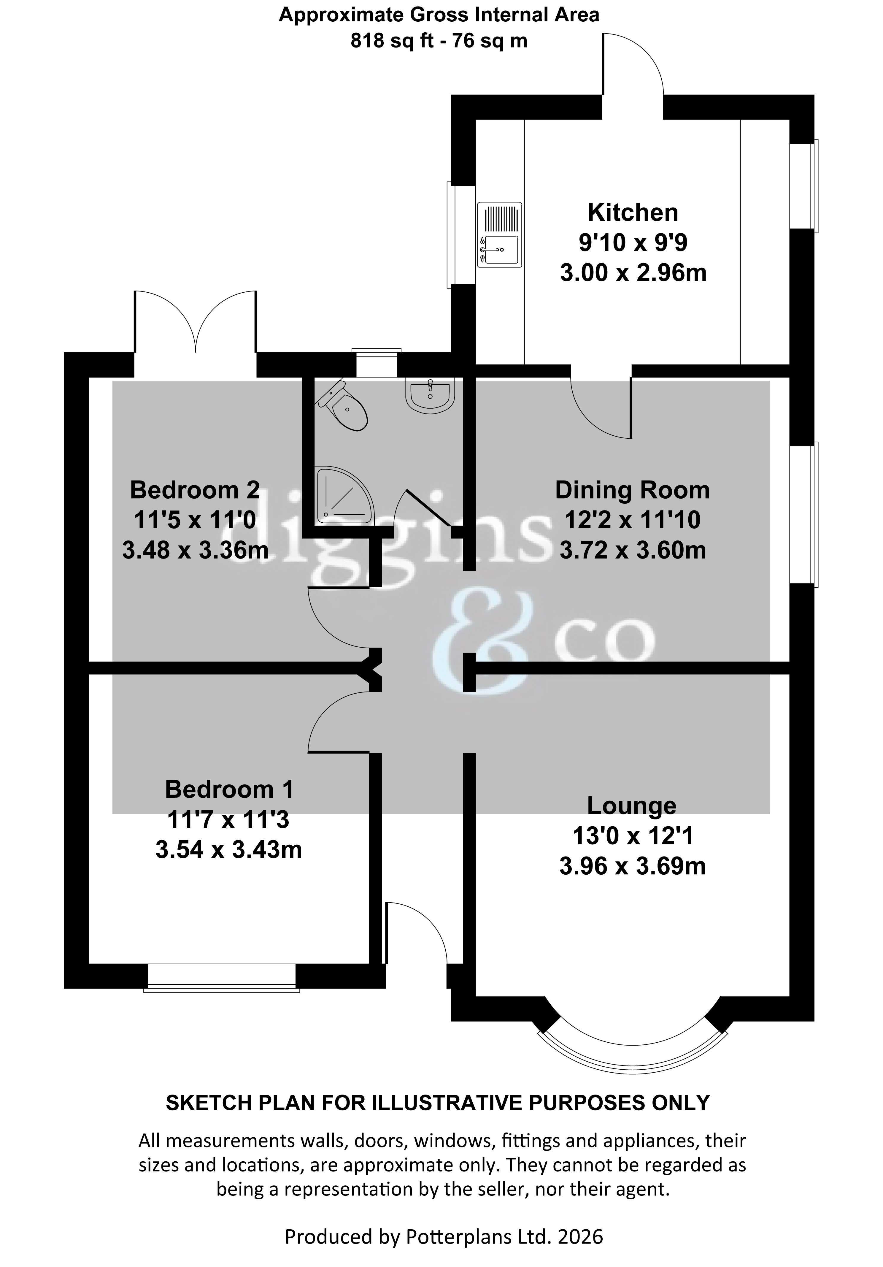 92, Weir Gardens, Essex floorplan