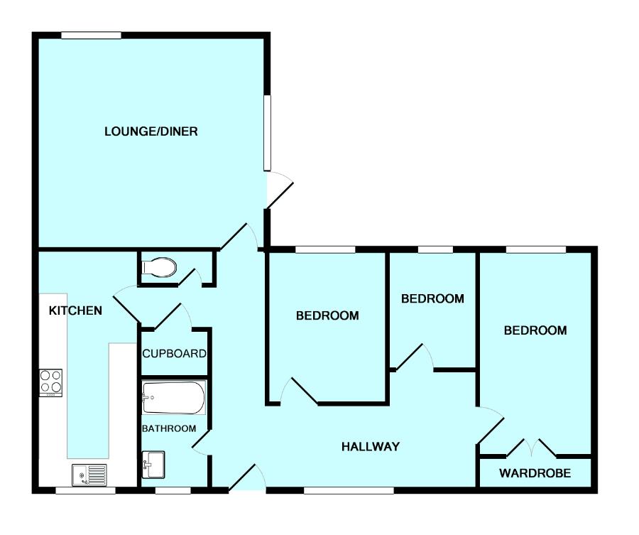 3 bed semidetached bungalow to rent in Stamford Close, Plymouth PL9