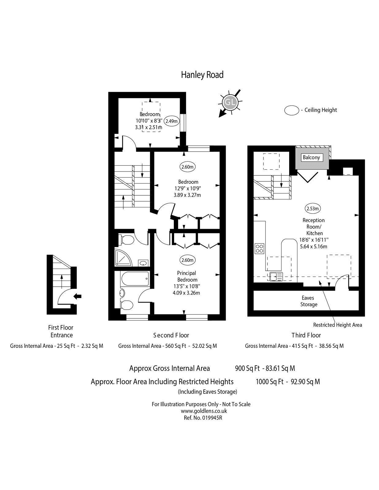 Hanley Road, London N4, 3 bedroom flat for sale 64099255 PrimeLocation