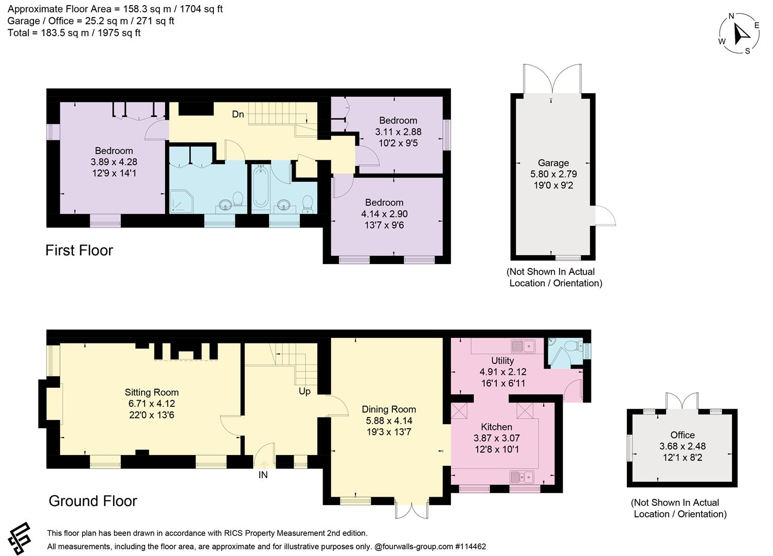 May Tree Cottage, Village Street, Andover floorplan