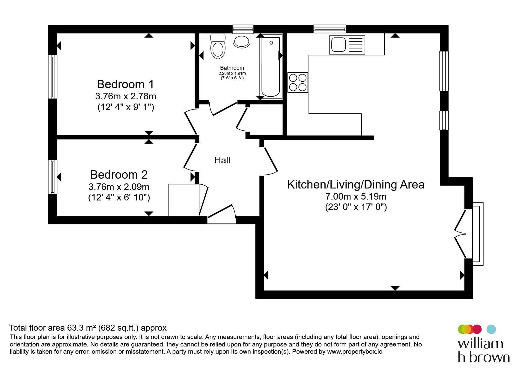 19, Oaklands Crescent, Leeds floorplan