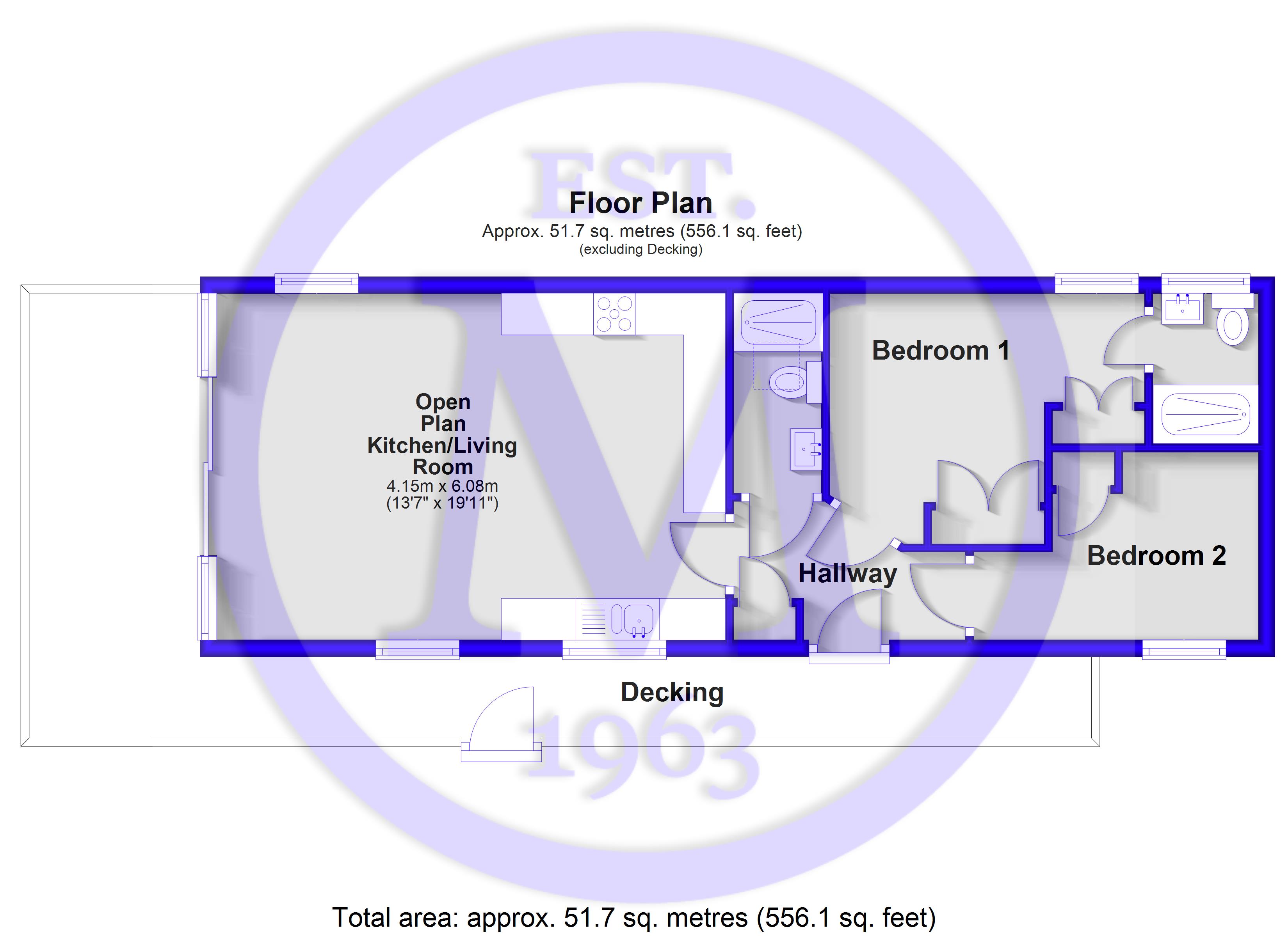 328, The Spinney, New Milton floorplan