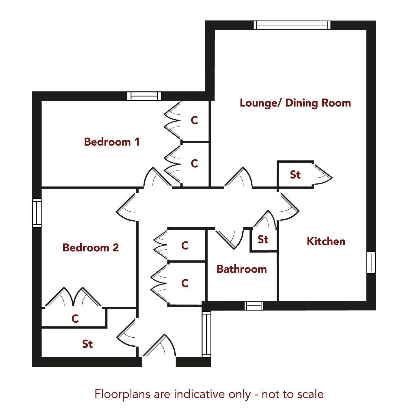 46, Fairhaven, Dunoon floorplan