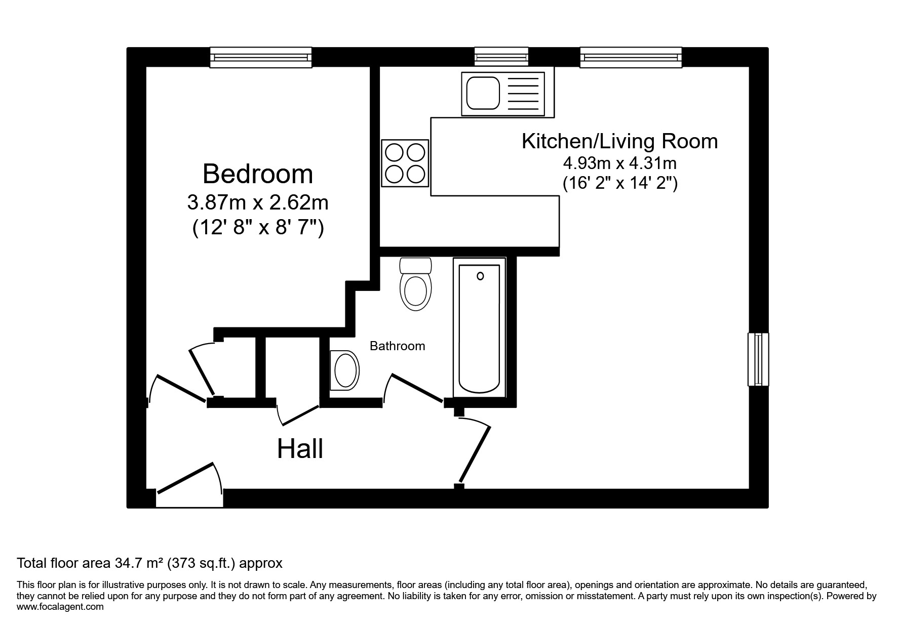 21, Armoury Road, Deptford floorplan