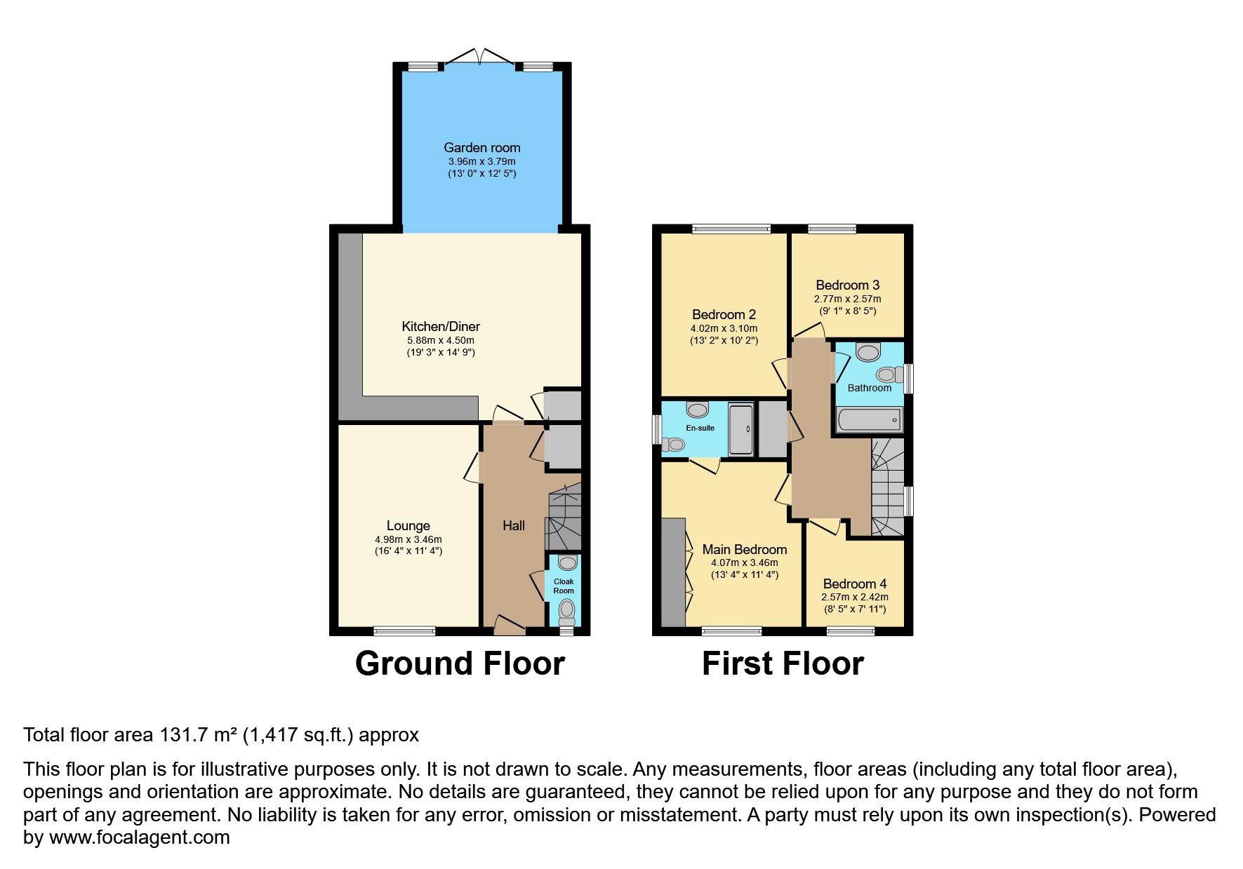 17, Rhodfa Gladstone, Chester floorplan