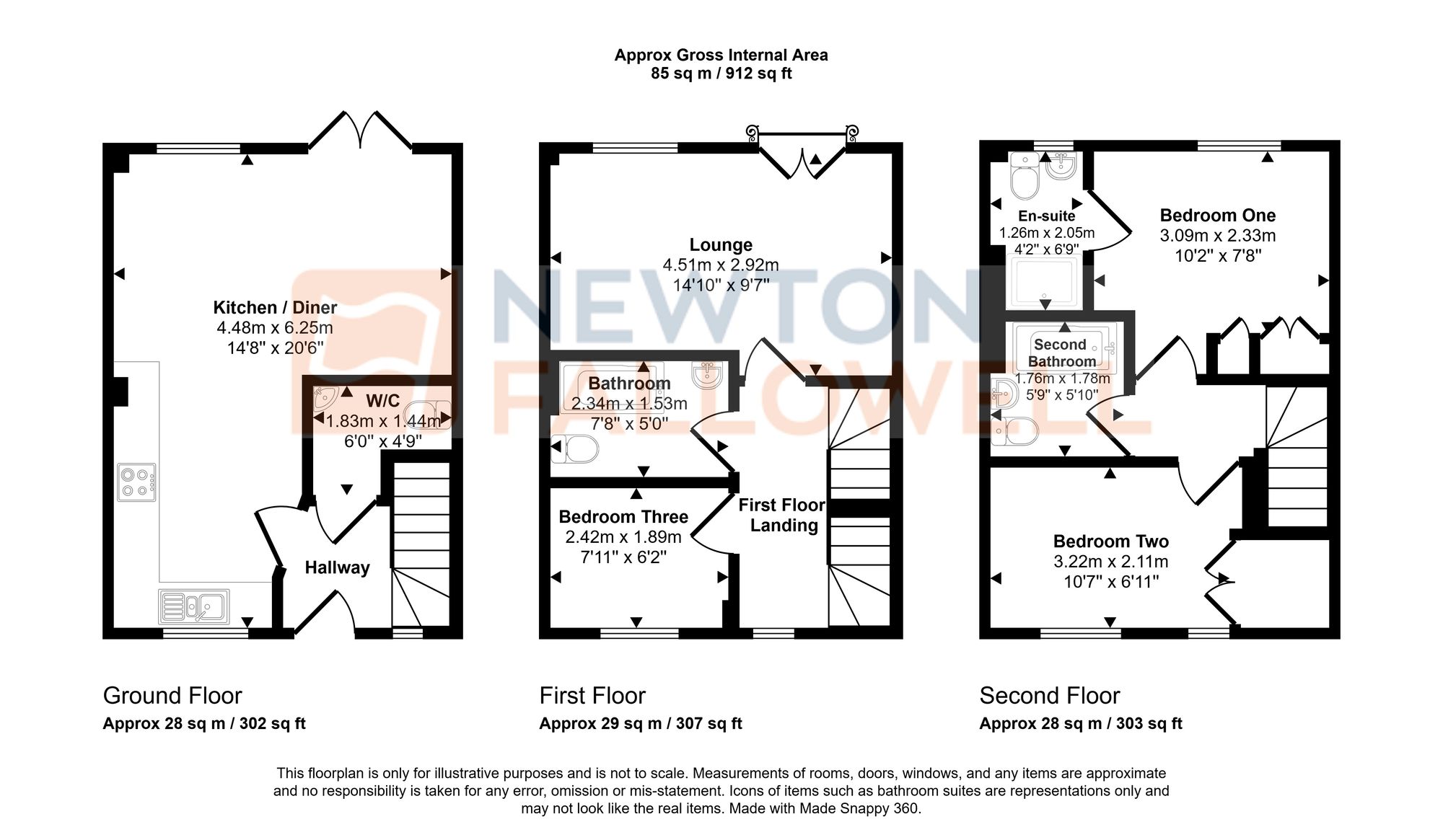38 Round House Park, Telford floorplan