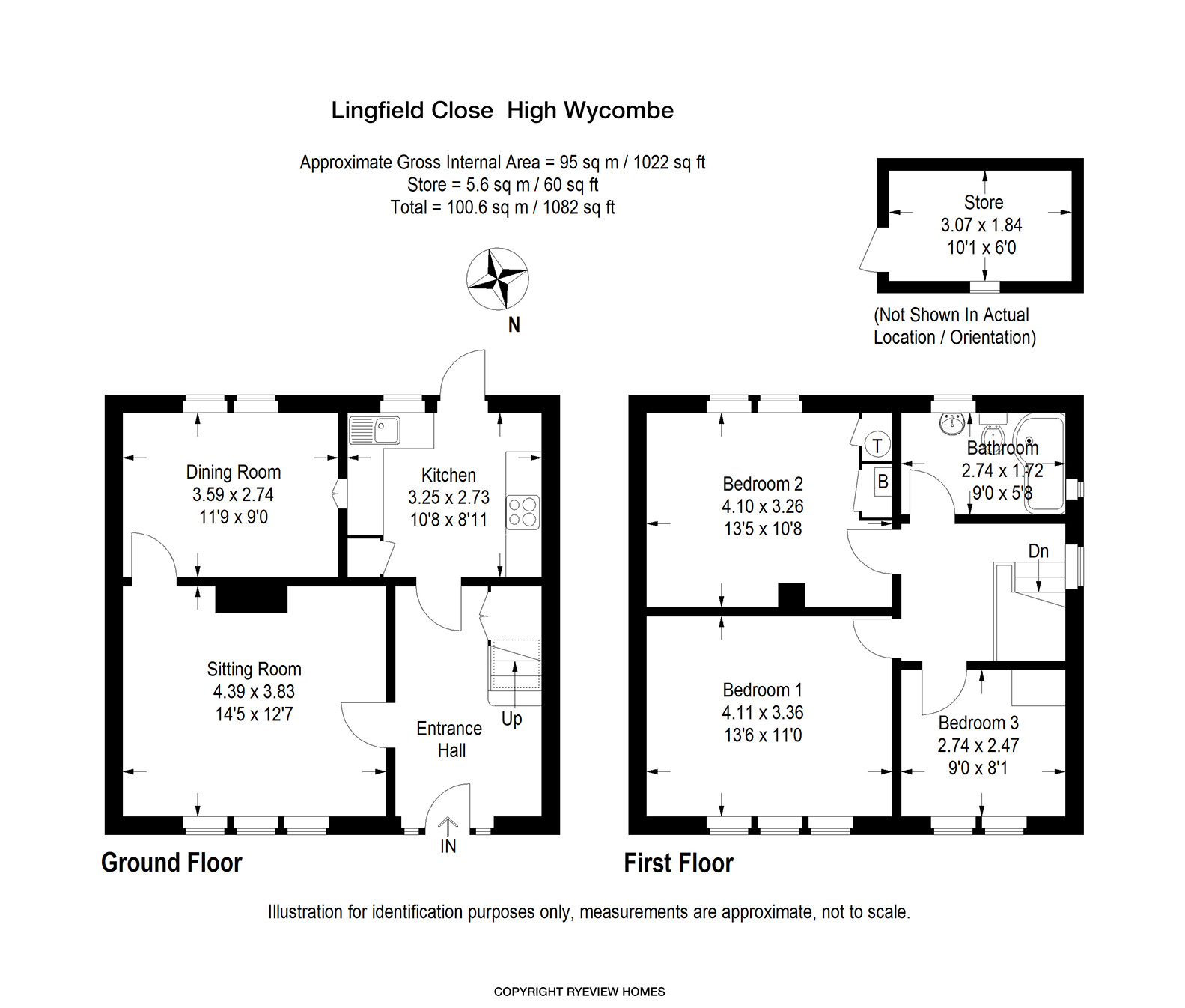 3 Bedrooms  for sale in Lingfield Close, High Wycombe HP13