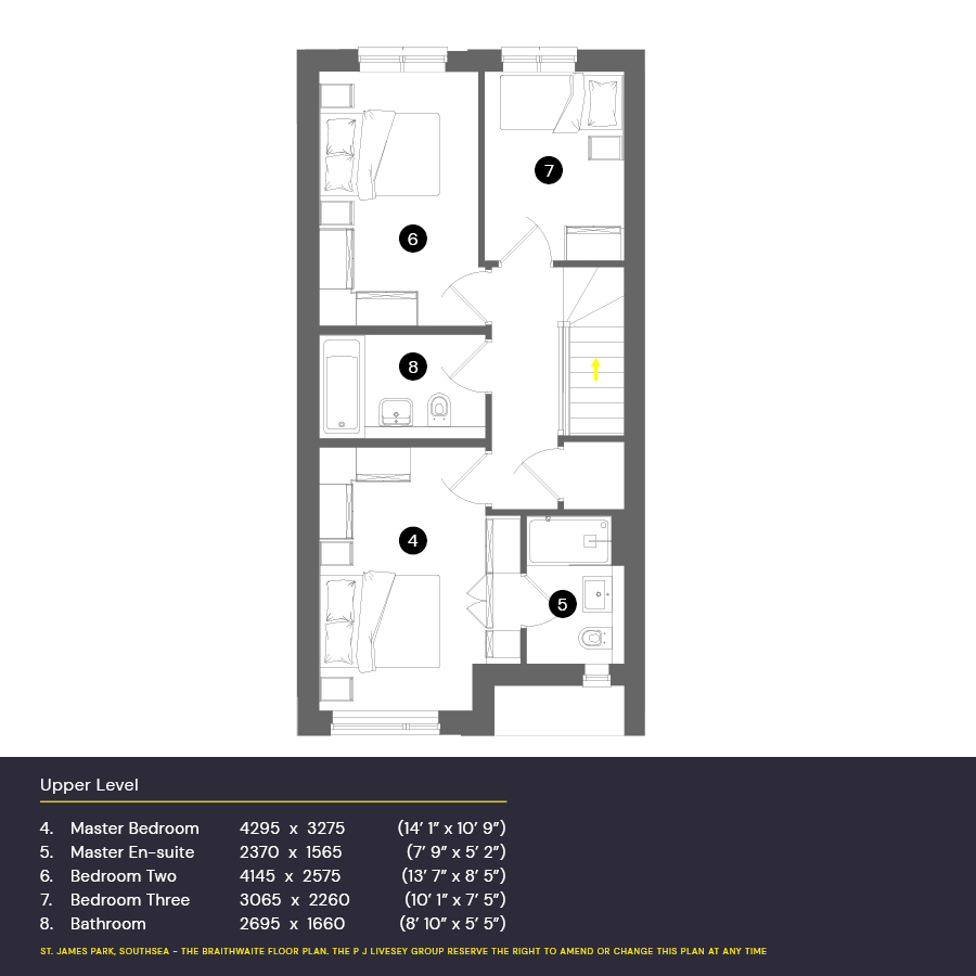 43,, 43 The Braithwaite, Locksway Road floorplan